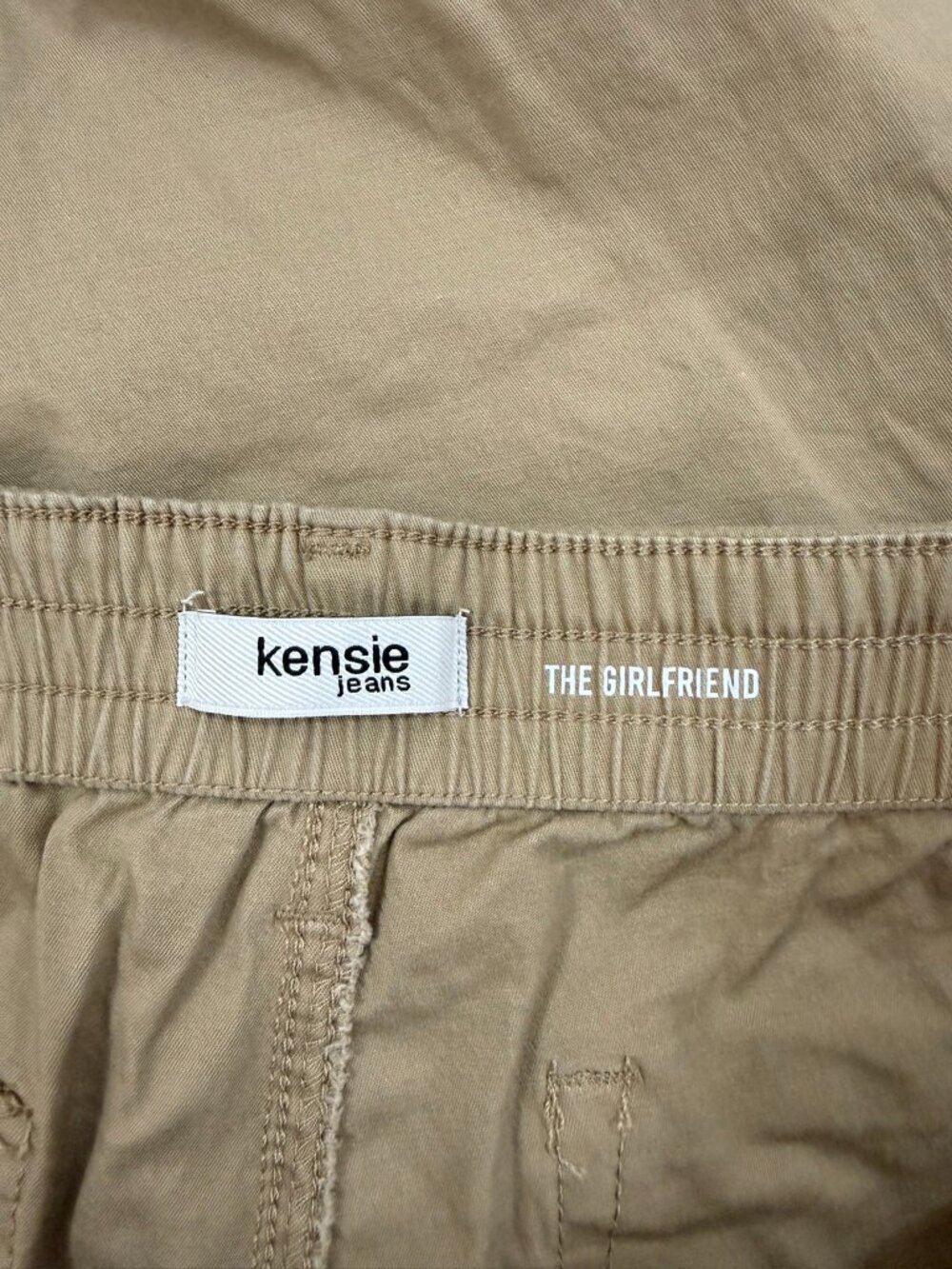 Kensie The Girlfriend Khaki Drawstring Pants Size 8 - Picture 5 of 6